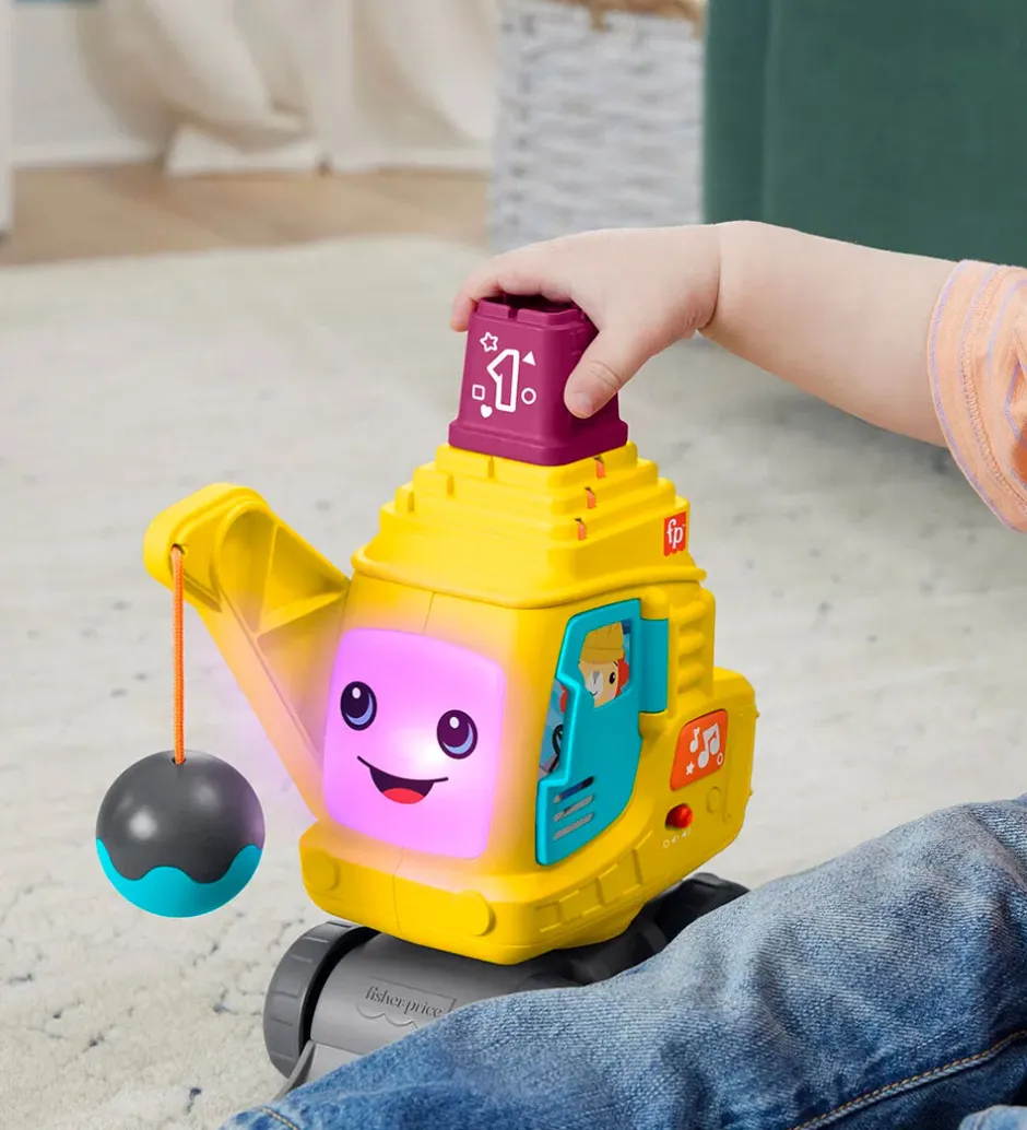 Legetøj - Count & Stack Crane>Fisher-Price New