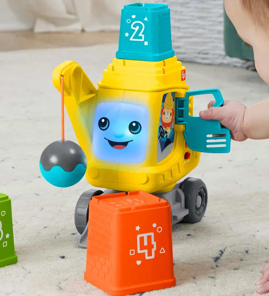Legetøj - Count & Stack Crane>Fisher-Price New