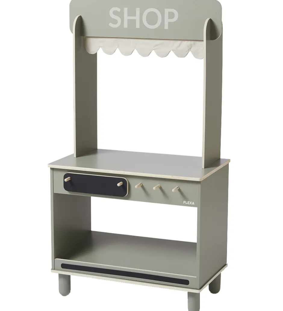 Butik og Café - Træ - Play - Natural Green>Flexa Hot