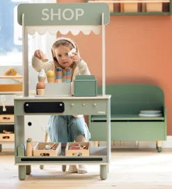 Butik og Café - Træ - Play - Natural Green>Flexa Hot
