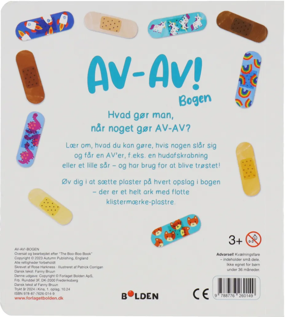 Bog - Av-Av! bogen>Forlaget Bolden Hot