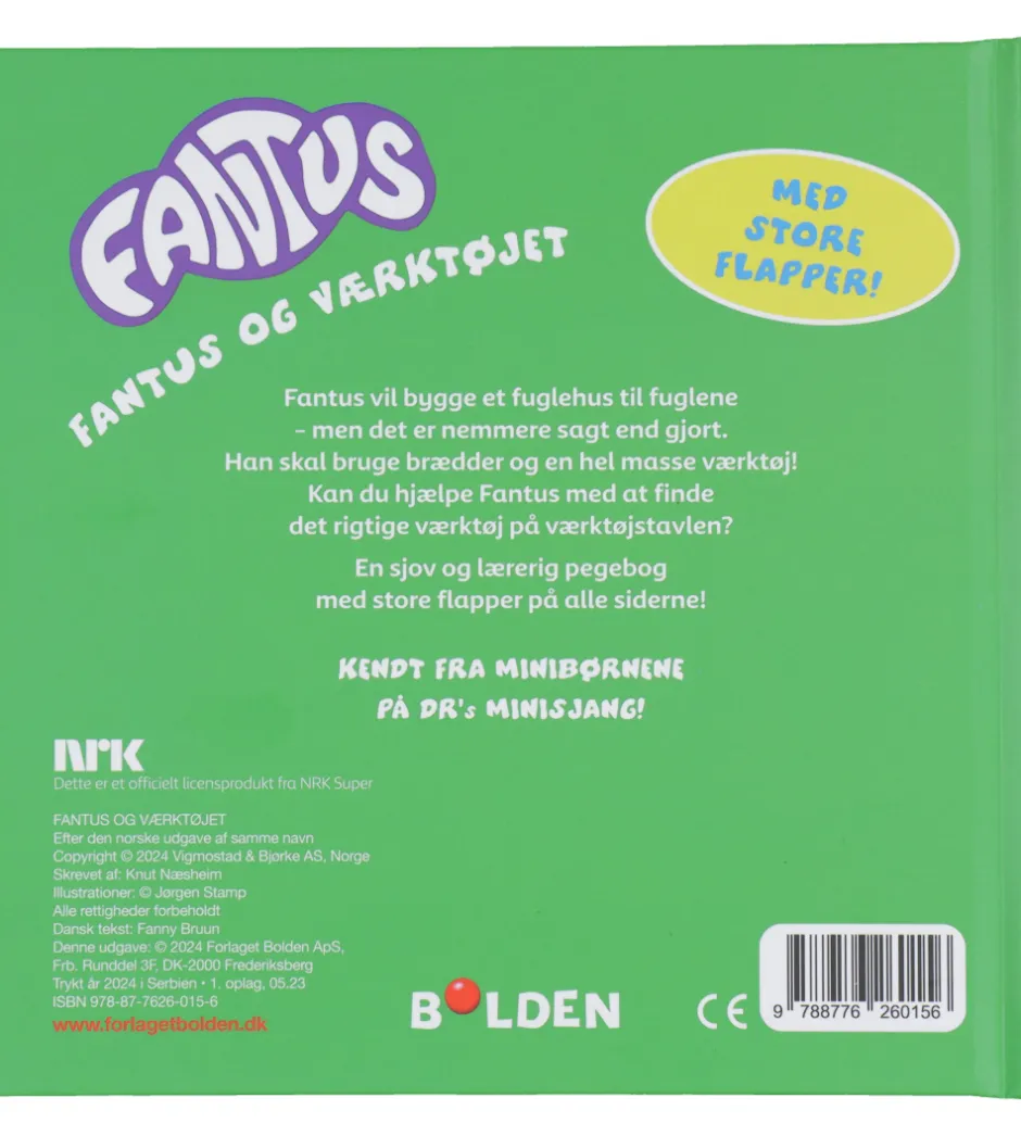 Bog m. Flapper - Fantus Og Værktøjet>Forlaget Bolden Discount