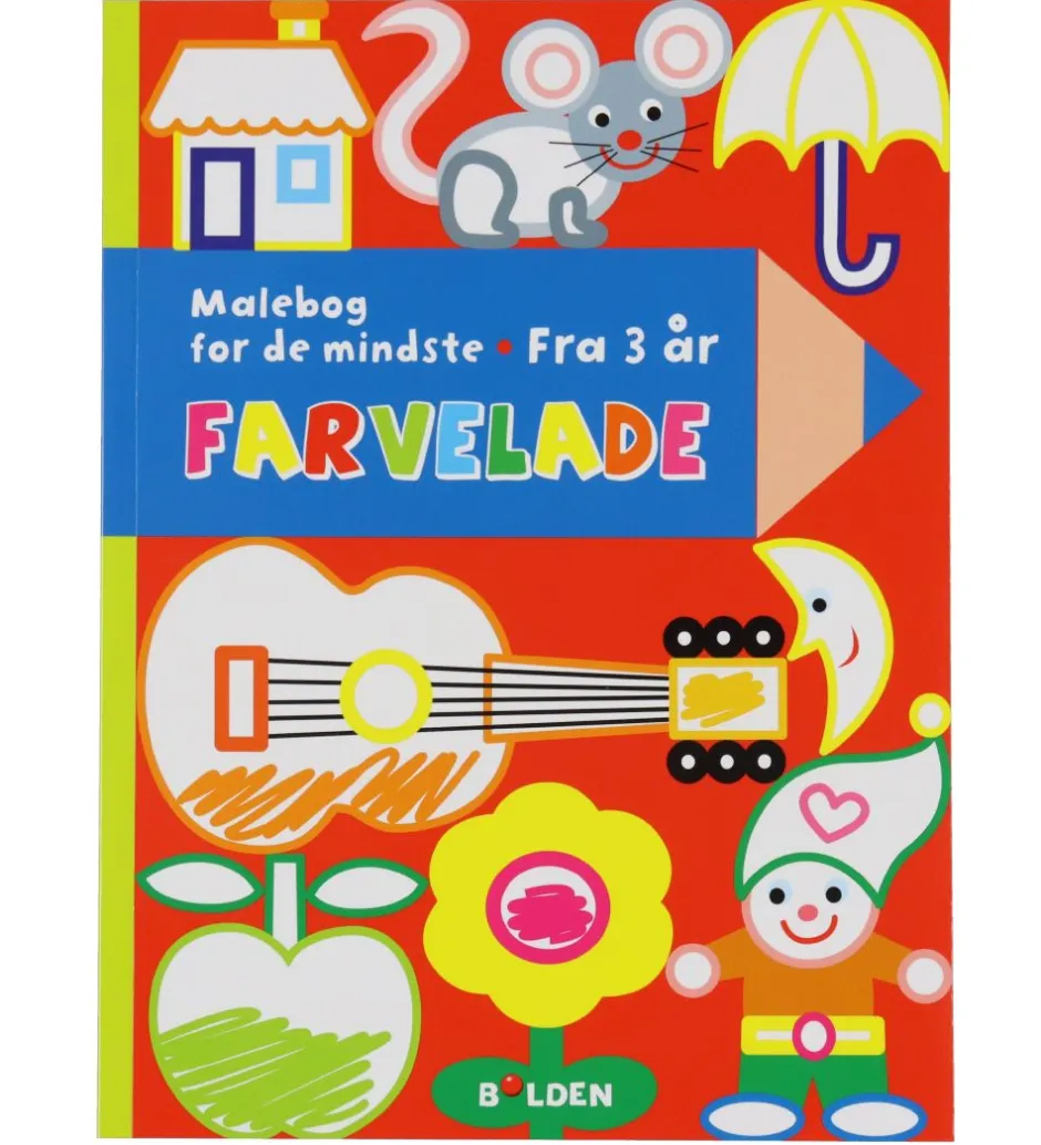 Malebog - Farvelade - For De Mindste - Dansk>Forlaget Bolden Hot