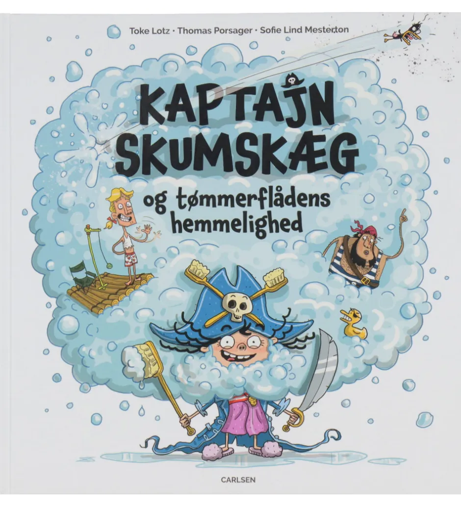 Bog - Kaptajn Skumskæg og tømmerflådens hemmeli>Forlaget Carlsen