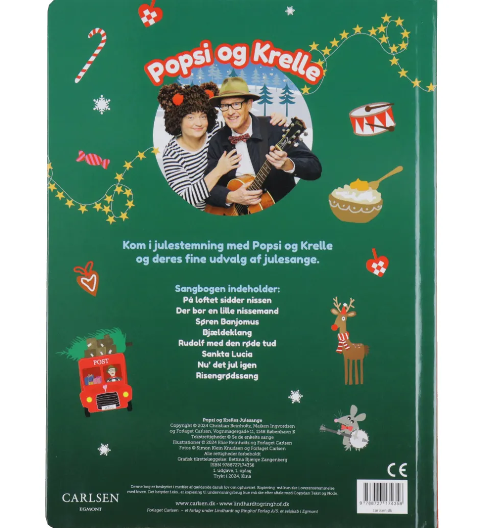 Bog - Popsi Og Krelles Julesange>Forlaget Carlsen Sale