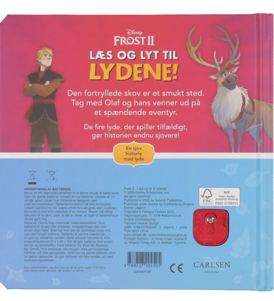 Bog m. Lyd - Frost 2 - Læs Og Lyt Til Lydene>Forlaget Carlsen Discount