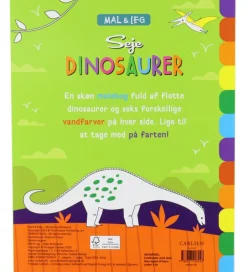 Malebog - Mal og Leg - Seje Dinosaurer>Forlaget Carlsen