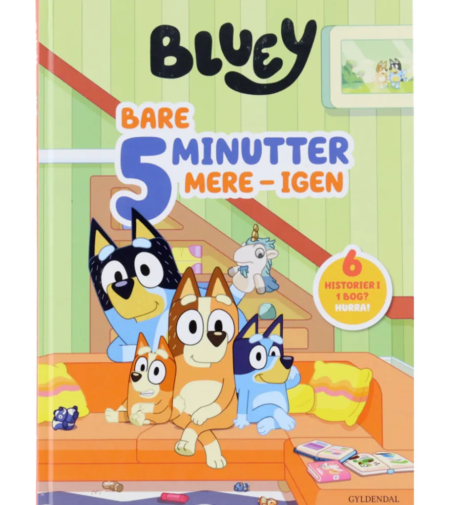 Bog - Bluey - Bare 5 minutter mere - igen - D>Forlaget Gyldendal New