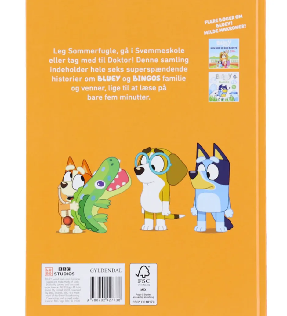 Bog - Bluey - Bare 5 minutter mere - igen - D>Forlaget Gyldendal New