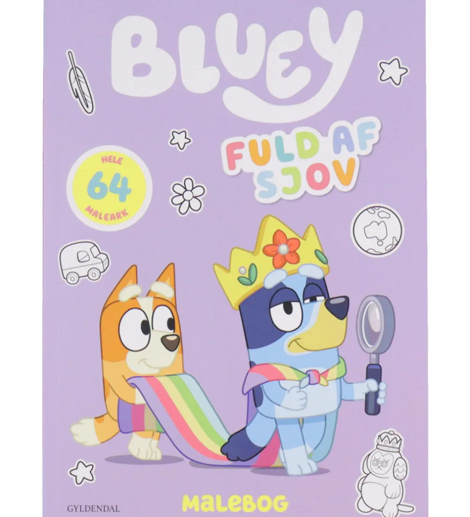 Malebog - Bluey - Fuld Af Sjov>Forlaget Gyldendal Hot