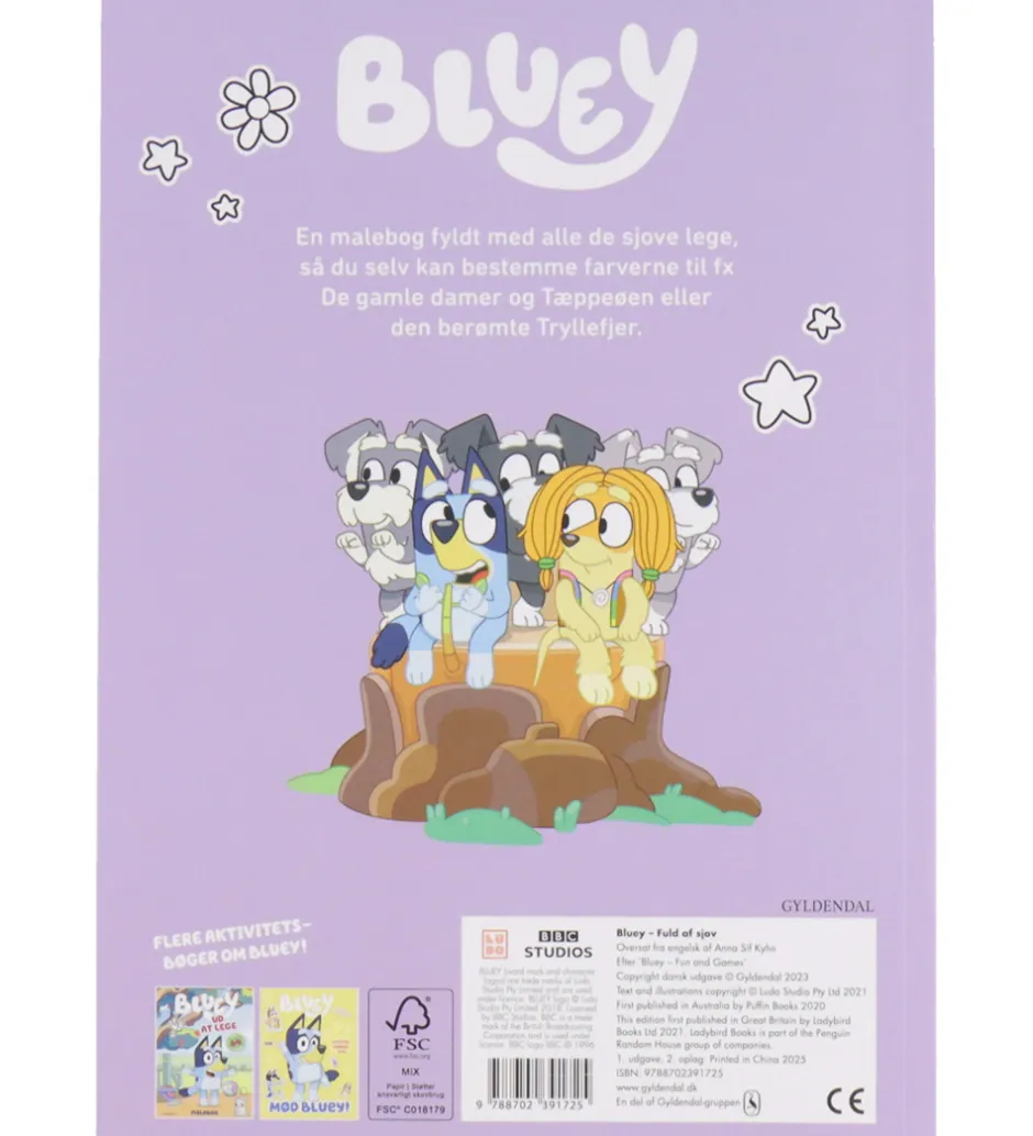 Malebog - Bluey - Fuld Af Sjov>Forlaget Gyldendal Hot