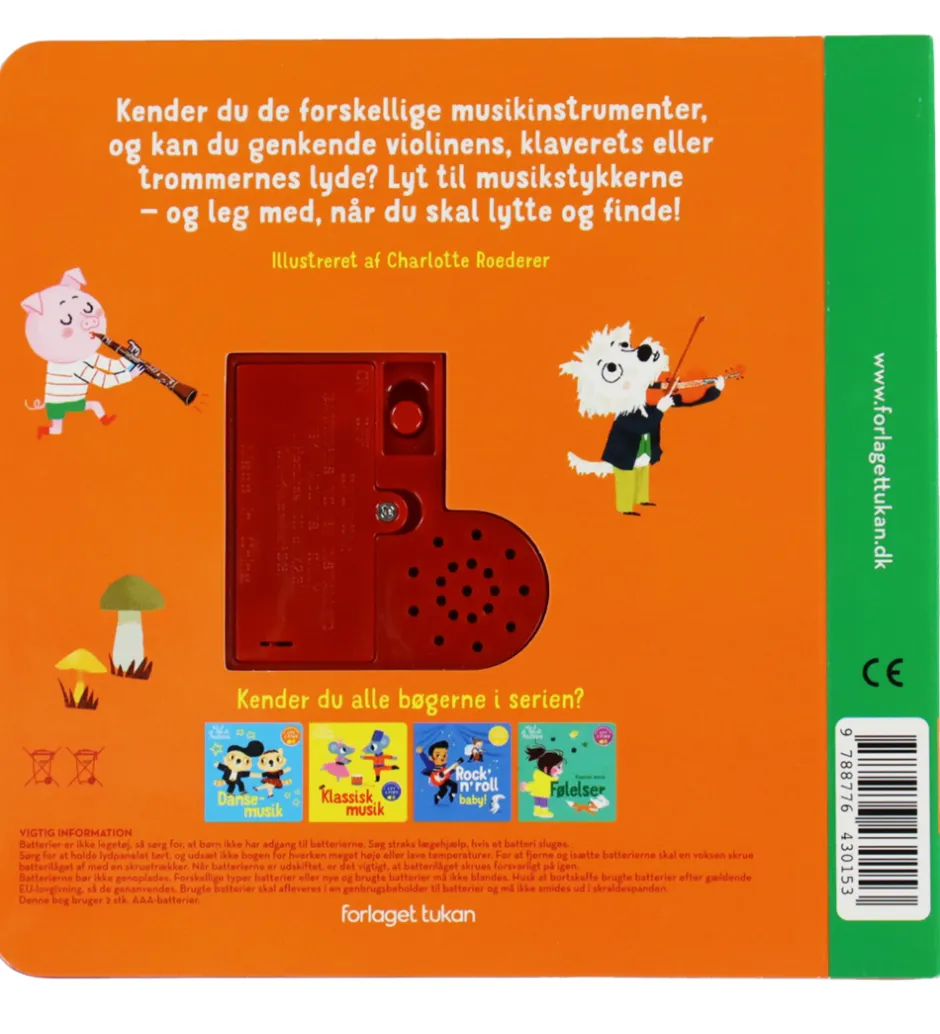 Bog m. Lyd - Min Lille Musikbog - Musikinstrument>Forlaget Tukan Clearance