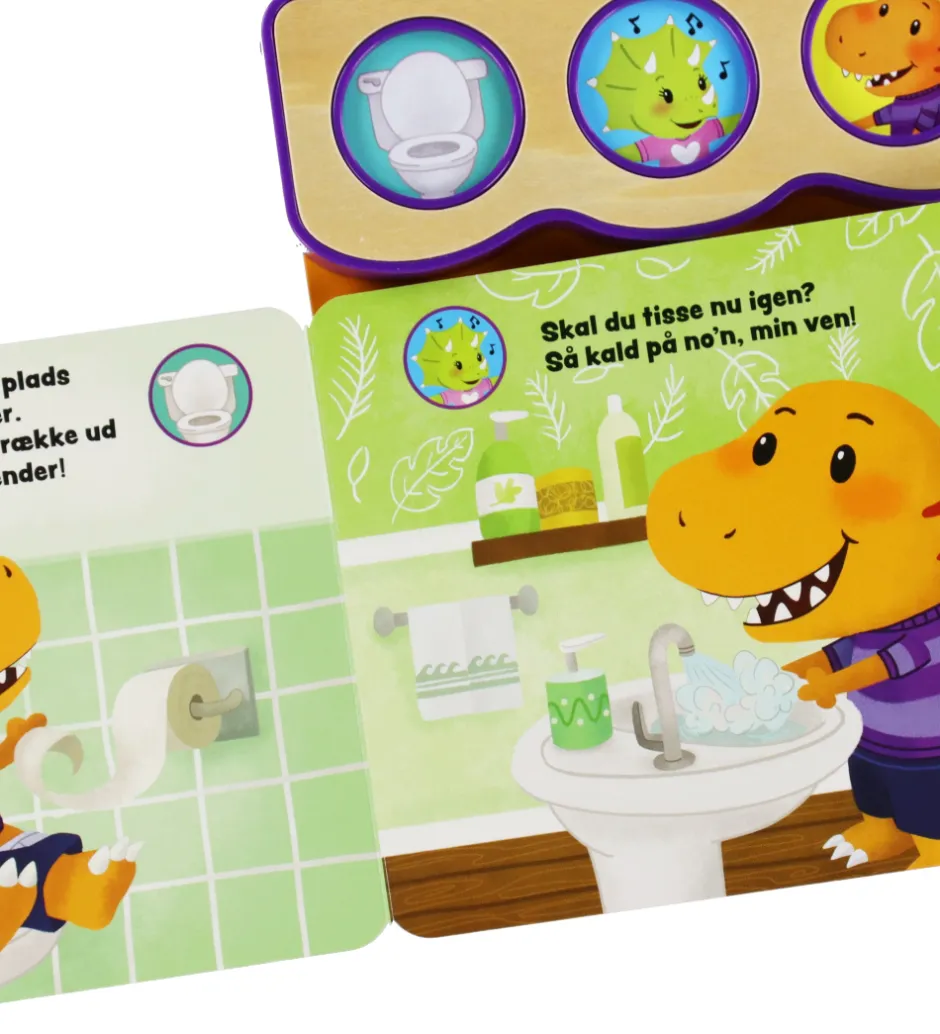 Bog m. Lyd - Lille Dino Skal På Toilettet - DA>Forlaget Tukan New