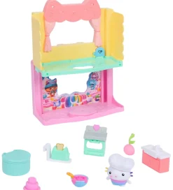 Sæt - 10 Dele - Cakey's Sprinkle Kitchen>Gabby's Dollhouse Clearance