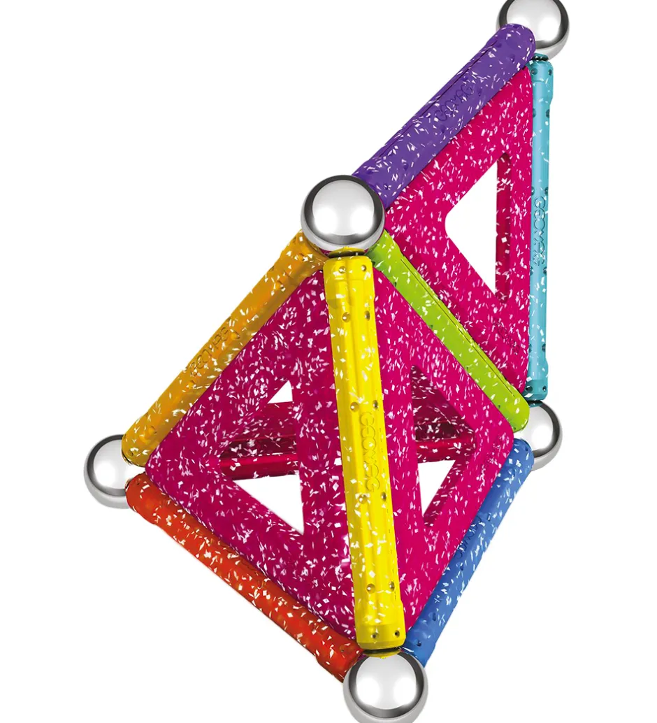 Magnetsæt - Glitter Panels Recycled - 22 Dele>Geomag