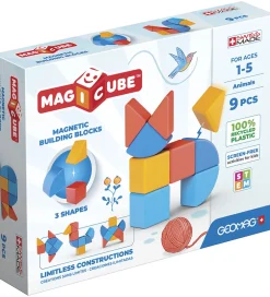Magnetsæt - Magicube Shapes Animal Recycled - 9 Dele>Geomag Best