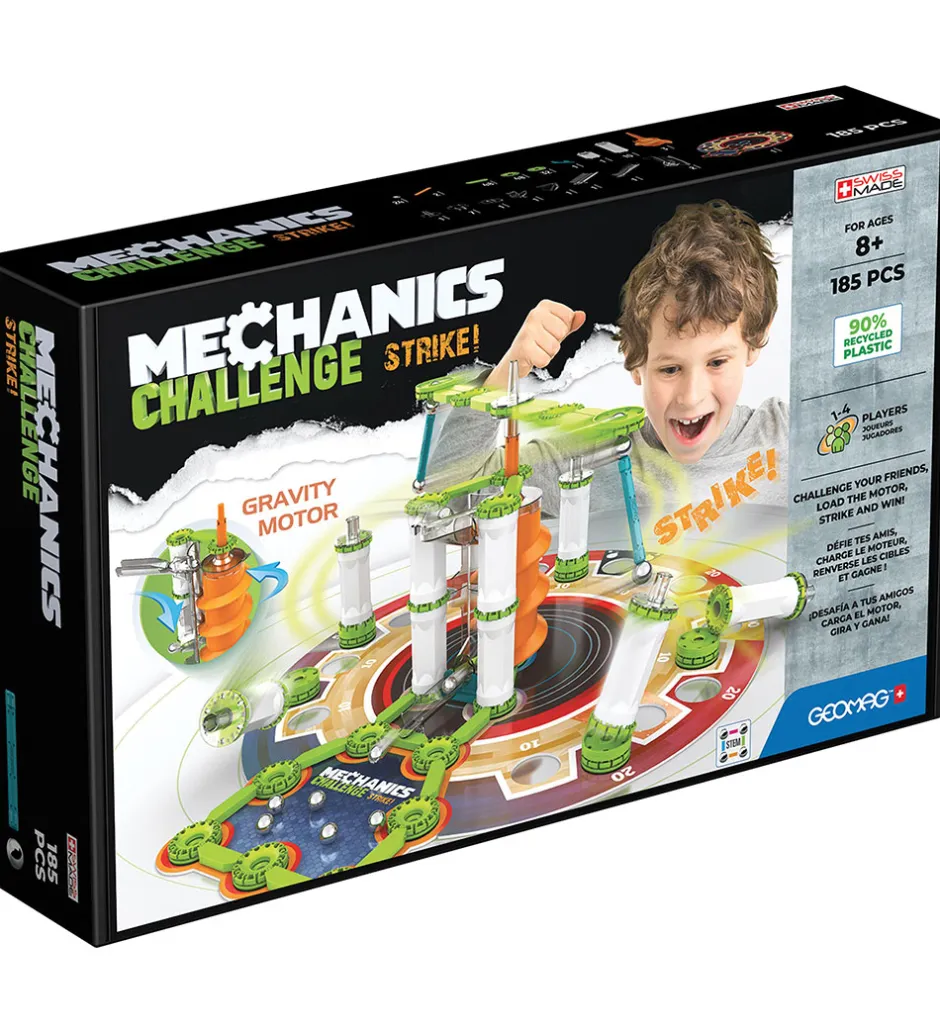 Magnetsæt - Mechanics Challenge Strike - 185 Dele>Geomag Clearance