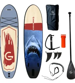 Supboard - 320x84 cm - Shark - Blå>GoRunner New