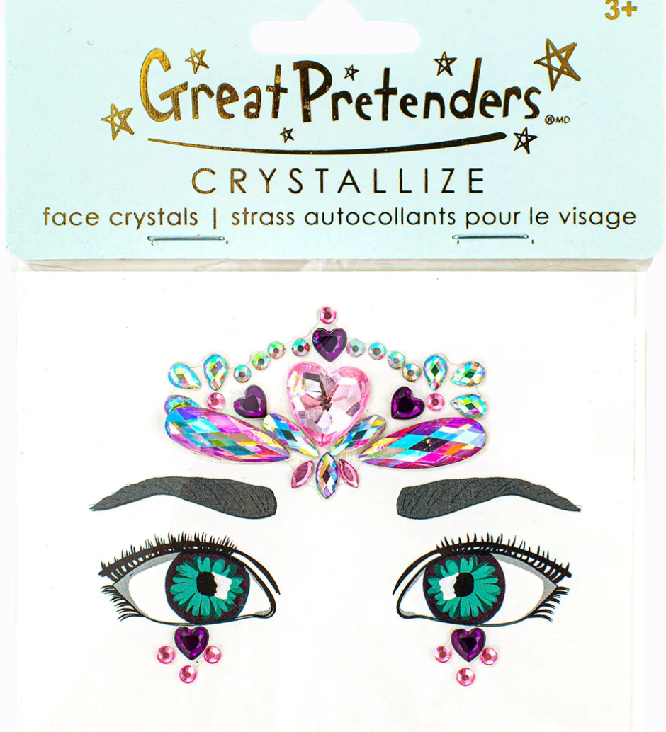 Ansigtssmykker - Crystal Hearts>Great Pretenders New