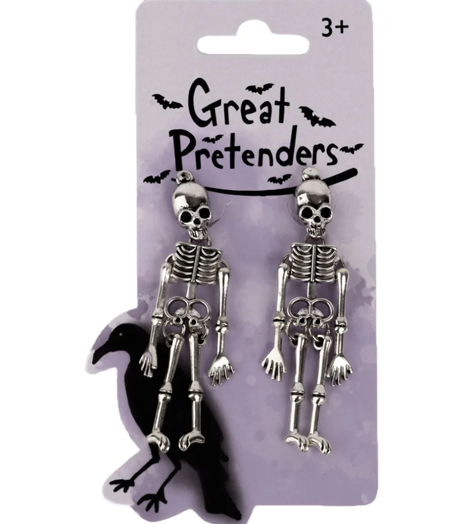 Øreclips - Spooke Scary Skeleton>Great Pretenders Online