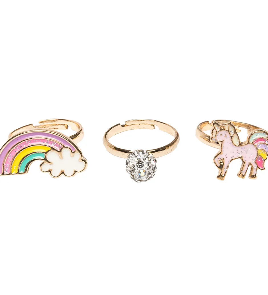 Ringe - 3-pak - Boutique Unicorn Butterfly>Great Pretenders Discount