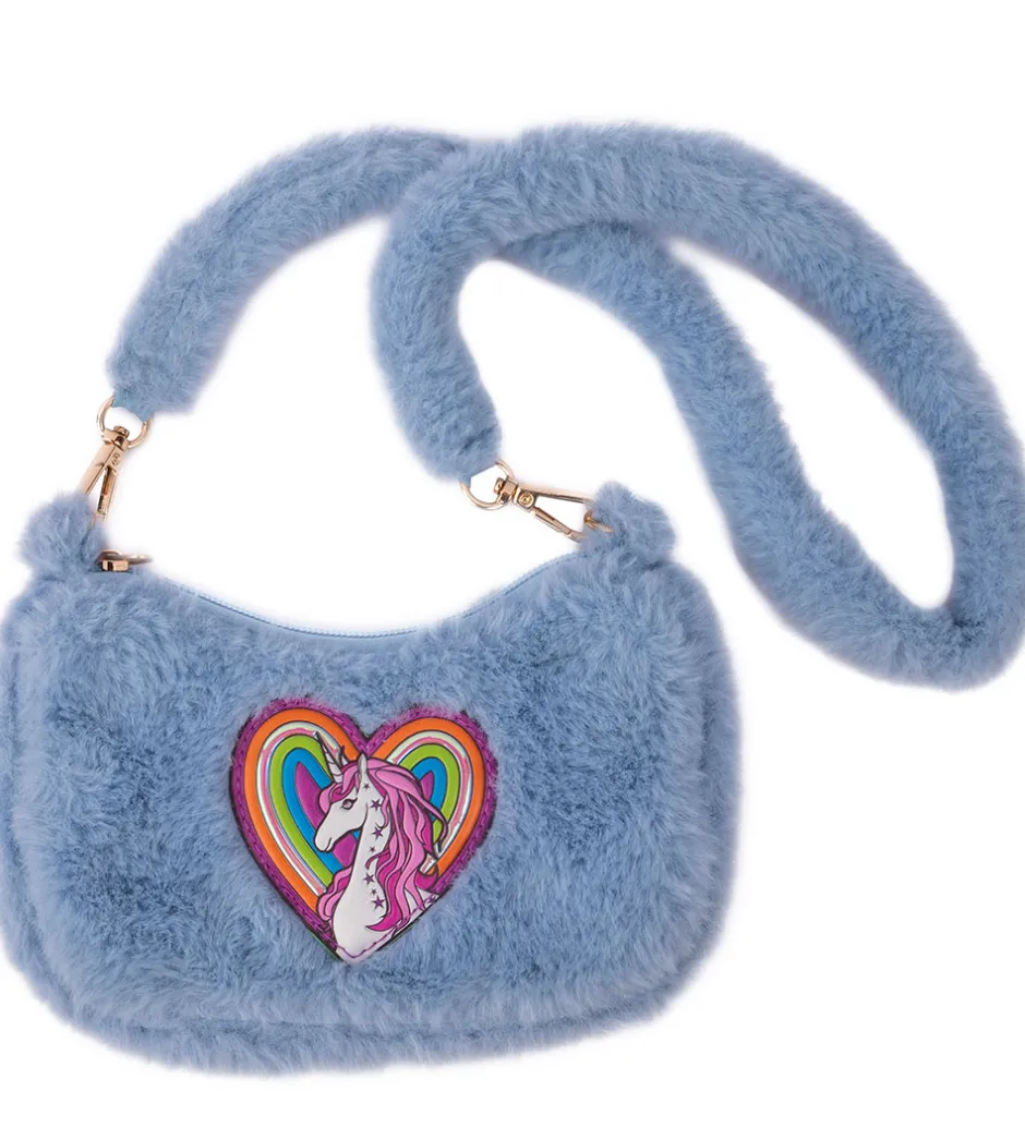 Skuldertaske - Rainbow Cuddle - Periwinkle>Great Pretenders Outlet
