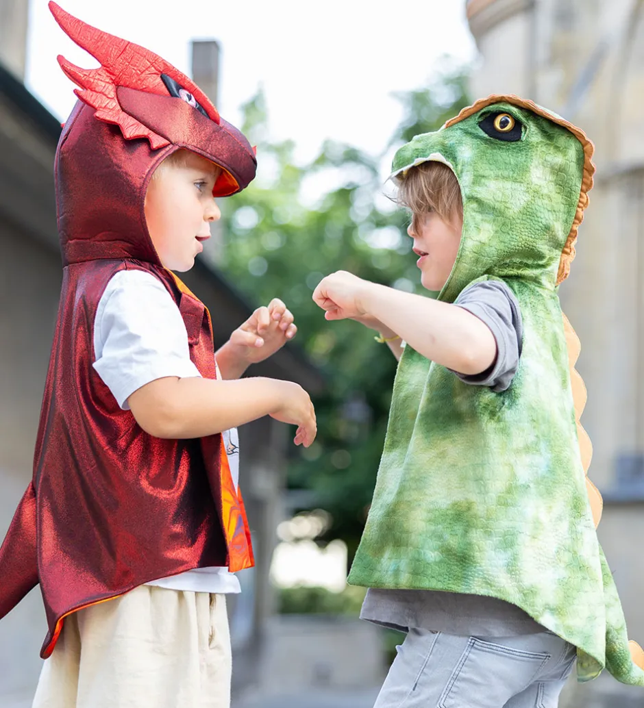 Udklædning - The All Day Everday Dino Vest>Great Pretenders Hot