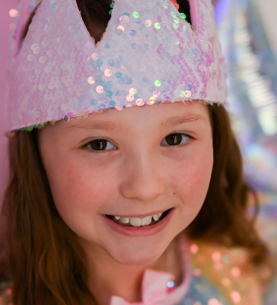 Udklædning - Prinsessekrone - Ombre Sequins>Great Pretenders Sale