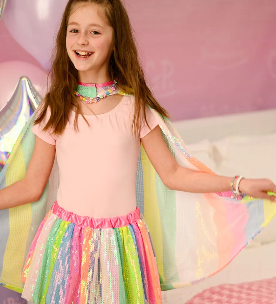 Udklædning - Kappe - Stripy Sequins>Great Pretenders Outlet