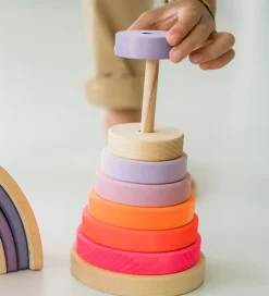 Stabletårn - Træ - Stor - Neonpink>Grimms Discount