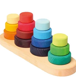 Trælegetøj - Fabuto - 15 Dele - Multifarvet>Grimms
