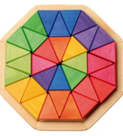 Trælegetøj - Octagon - 33 Dele - Multifarvet>Grimms Sale