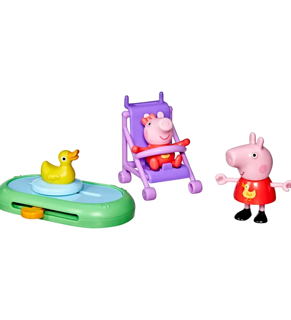 Legetøjsfigurer - 4 stk. - Peppa & Evie's Park Fun>Gurli Gris Best