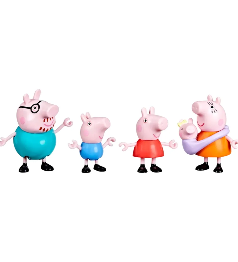 Legetøjsfigurer - 4 stk. - Peppa's Family Of Five>Gurli Gris Online