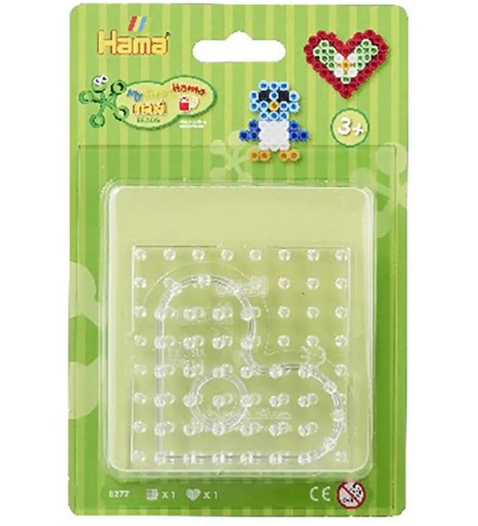 Maxi Perleplader - 2 stk. - Firkant/Hjerte>Hama Outlet