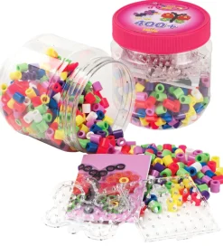 Maxi perler m. Perleplader - 400 stk. - Multifarvet>Hama Outlet