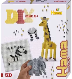 Midi Gaveæske - 2500 stk. - 3D Safari>Hama Outlet