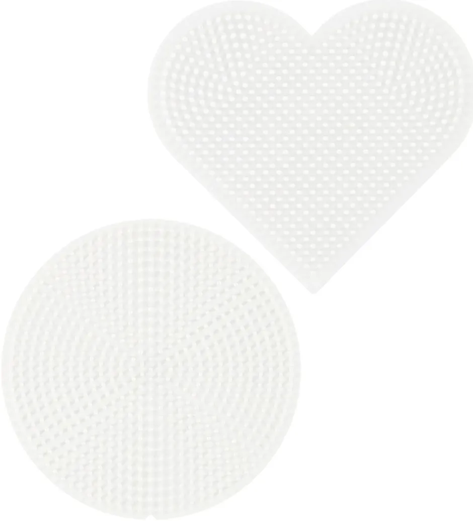 Midi Perleplader - 4 stk. - Cirkel/Hjerte/Kvadrat/Sekskant>Hama Online