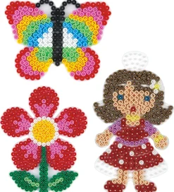 Midi Perleplader - 3 stk - Blomst/Sommerfugl/Pige><noscript><img width=