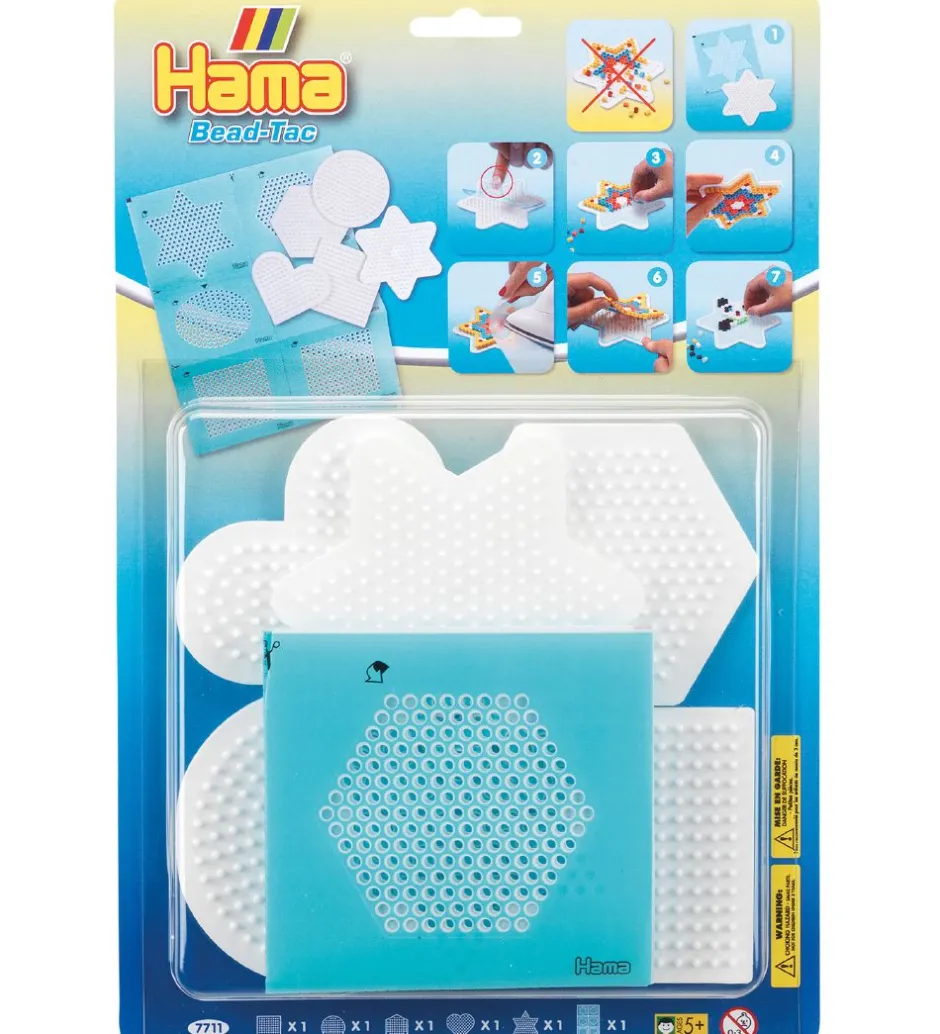 Midi Perleplader m. Stickers - 5 stk/6 stk - Gemotrisk>Hama Online