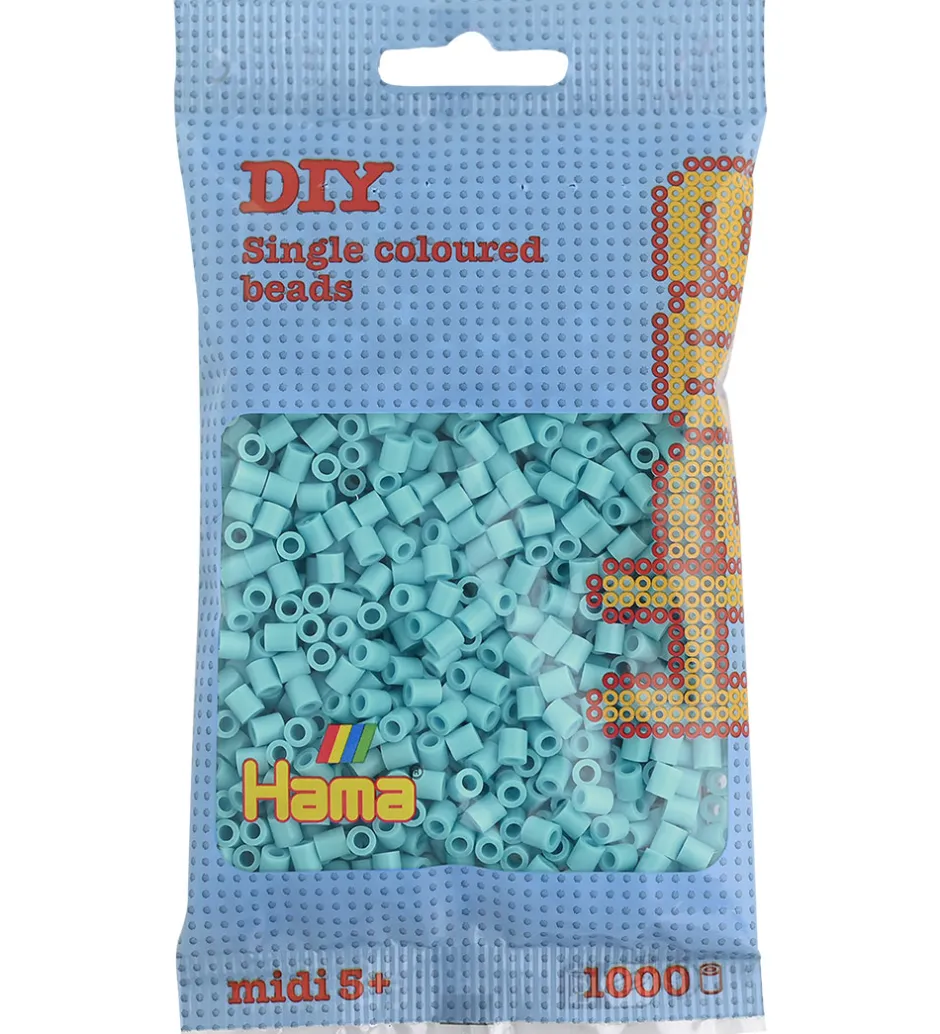 Midi Perler - 1000 stk. - 113 Aqua>Hama Online