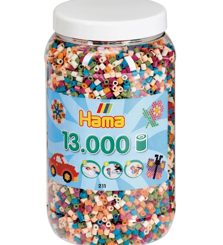 Midi Perler - 13.000 stk. - 58 Mix>Hama Best