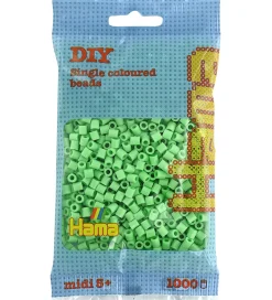 Midi Perler - 1000 stk. - 115 Klar Grøn>Hama Clearance