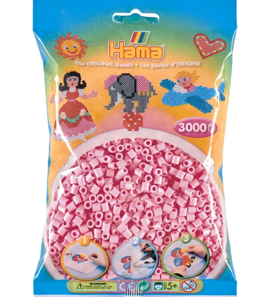 Midi Perler - 3000 stk. - 95 Pastel Rosa>Hama Sale