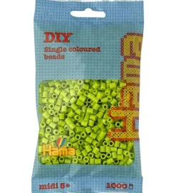 Midi Perler - 1000 stk. - 104 Lime>Hama