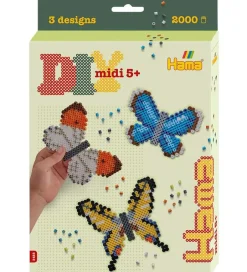 Midi Perler - 2000 stk. - DIY Ophæng - Sommerfugle>Hama Hot