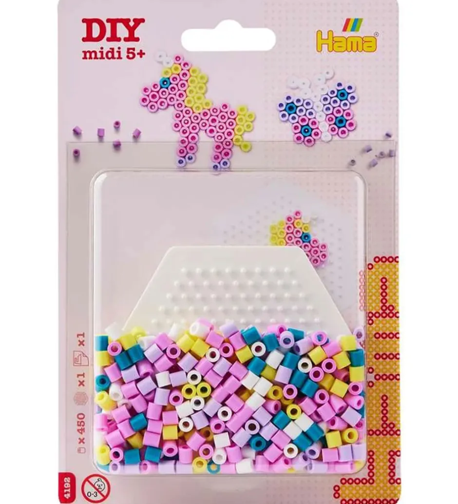 Midi Perler - 450 stk. - Enhjørning>Hama Best