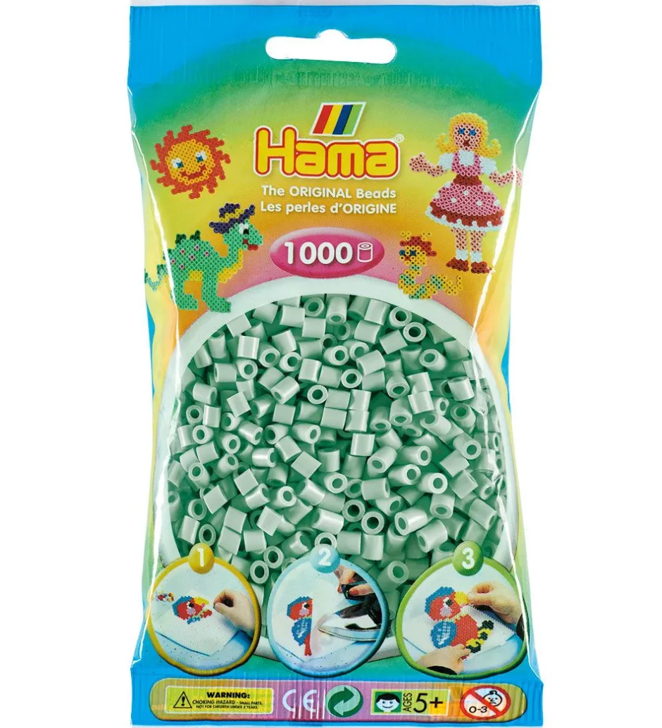 Midi Perler - 1000 stk. - Ekualyptus>Hama Online