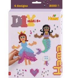 Midi Perler - 2000 stk. - Prinsesse Og Havfrue>Hama