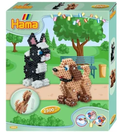 Midi Perleæske - 3D - 2500 stk. - Hund Og Kat>Hama Sale